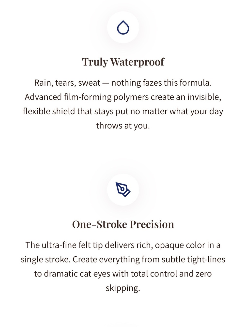Waterproof Liquid Eyeliner — White Packaging (Black Ink) - Picture 4 of 4